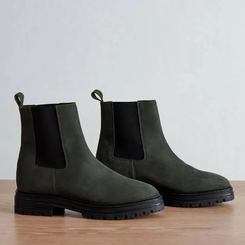 Jenni Kayne Brooklyn Lug Boots ﻿in Forest NEW